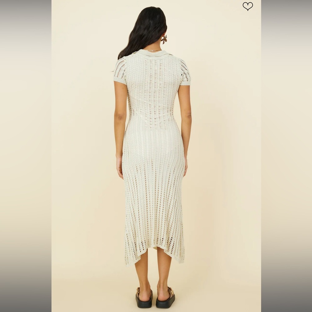 Fortunate One Crochet Maxi Dress - Picture 4 of 6